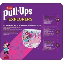 Подгузники (памперсы) Huggies Pull Ups Explorers Girl 9-18 / 56 pcs