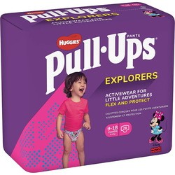 Подгузники (памперсы) Huggies Pull Ups Explorers Girl 9-18 / 28 pcs