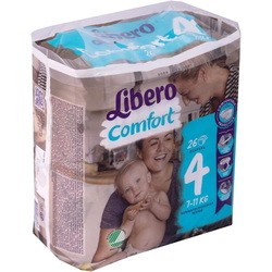 Подгузники (памперсы) Libero Comfort 4 / 26 pcs