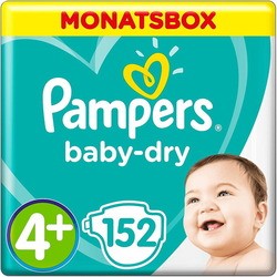 Подгузники (памперсы) Pampers Active Baby-Dry 4 Plus / 152 pcs