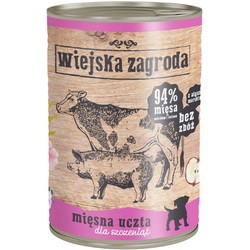 Корм для собак Wiejska Zagroda Puppy Canned Meat Feast 400 g 6 pcs