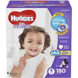 Подгузники (памперсы) Huggies Little Movers Plus 4 / 180 pcs