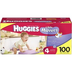 Подгузники (памперсы) Huggies Little Movers 4 / 100 pcs
