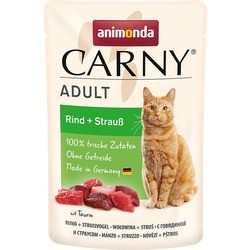 Корм для кошек Animonda Adult Carny Beef/Ostrich 24 pcs