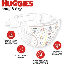 Подгузники (памперсы) Huggies Snug and Dry 4 / 180 pcs