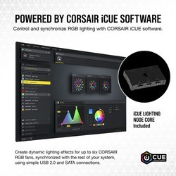 Системы охлаждения Corsair iCUE ML120 RGB ELITE Premium Triple Fan Kit White