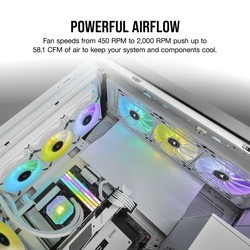 Системы охлаждения Corsair iCUE ML120 RGB ELITE Premium Triple Fan Kit White