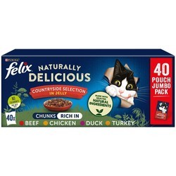 Корм для кошек Felix Naturally Delicious Countryside Selection in Jelly 40 pcs