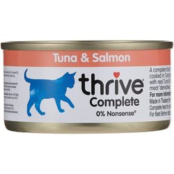 Корм для кошек THRIVE Complete Tuna/Salmon 6 pcs