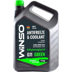 Антифриз и тосол Winso G11 Green 5L