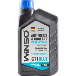 Антифриз и тосол Winso G11 Blue Concentrate 1L