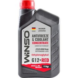 Антифриз и тосол Winso G12+ Red Concentrate 1L