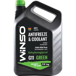 Антифриз и тосол Winso G11 Green 10L