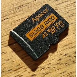 Карты памяти Apacer microSDXC UHS-I U3 V30 A2 512Gb