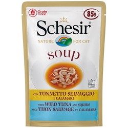 Корм для кошек Schesir Cat Soup Wild Tuna with Squids 6 pcs