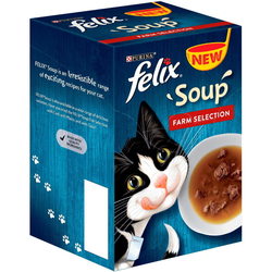 Корм для кошек Felix Soup Farm Selection 48 pcs