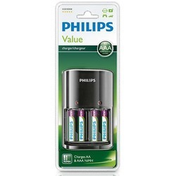 Зарядки аккумуляторных батареек Philips MultiLife Charger + 4xAAA 800 mAh