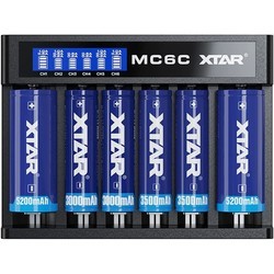 Зарядки аккумуляторных батареек XTAR MC6C
