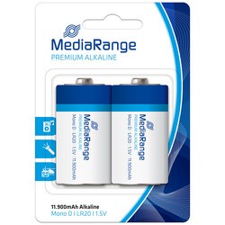 Аккумуляторы и батарейки MediaRange Premium Alkaline 2xD