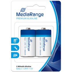 Аккумуляторы и батарейки MediaRange Premium Alkaline 2xC