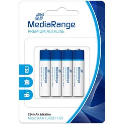 Аккумуляторы и батарейки MediaRange Premium Alkaline 4xAAA