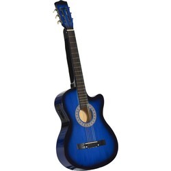 Акустические гитары HOMCOM Beginner Acoustic Electric Cutaway Guitar