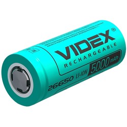 Аккумуляторы и батарейки Videx 1x26650 5000 mAh