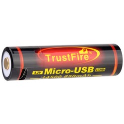 Аккумуляторы и батарейки TrustFire 1x14500 650 mAh micro USB