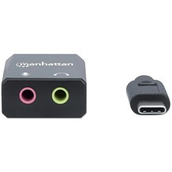 Звуковые карты MANHATTAN USB-C Audio Adapter 2.1