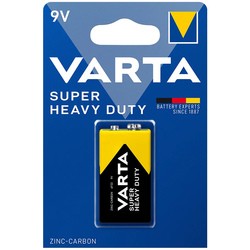 Аккумуляторы и батарейки Varta Super Heavy Duty 1xKrona
