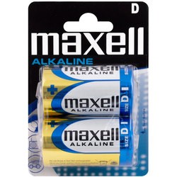 Аккумуляторы и батарейки Maxell Alkaline 2xD