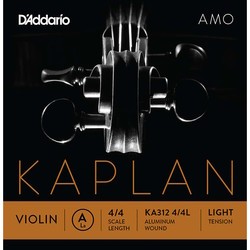 Струны DAddario Kaplan Amo Single A Violin String 4/4 Light