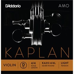 Струны DAddario Kaplan Amo Single D Violin String 4/4 Light