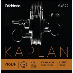 Струны DAddario Kaplan Amo Single G Violin String 4/4 Light