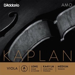 Струны DAddario Kaplan Amo Single A Viola String Long Scale Medium