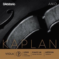 Струны DAddario Kaplan Amo Single D Viola String Long Scale Medium