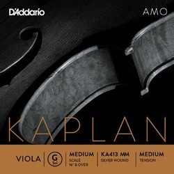 Струны DAddario Kaplan Amo Single G Viola String Medium Scale Medium