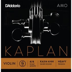 Струны DAddario Kaplan Amo Single G Violin String 4/4 Heavy