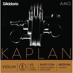 Струны DAddario Kaplan Amo Single E Violin String 1/2 Medium