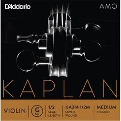 Струны DAddario Kaplan Amo Single G Violin String 1/2 Medium