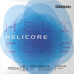 Струны DAddario Helicore Single D Viola Long Scale Medium