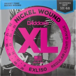 Струны DAddario XL Nickel Wound 12-String 10-46