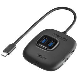 Картридеры и USB-хабы Promate SnapHub-4