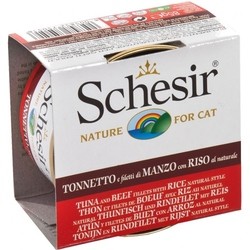Корм для кошек Schesir Adult Canned Tuna/Beef/Rice 12 pcs