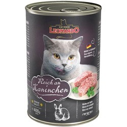 Корм для кошек Leonardo Adult Canned with Rabbit 400 g 6 pcs