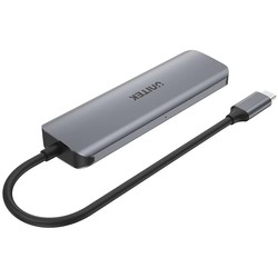 Картридеры и USB-хабы Unitek uHUB P5+ 6-in-1 USB-C Hub with HDMI, 100W Power Delivery and Dual Card Reader