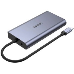 Картридеры и USB-хабы Unitek uHUB O8+ 8-in-1 USB-C Ethernet Hub with Dual Monitor, 100W Power Delivery and Card Reader