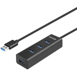 Картридеры и USB-хабы Unitek 4 Ports Powered USB 3.0 Hub