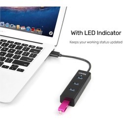 Картридеры и USB-хабы Unitek 4 Ports Powered USB 3.0 Hub