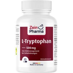 Аминокислоты ZeinPharma L-Tryptophan 500 mg 45 cap